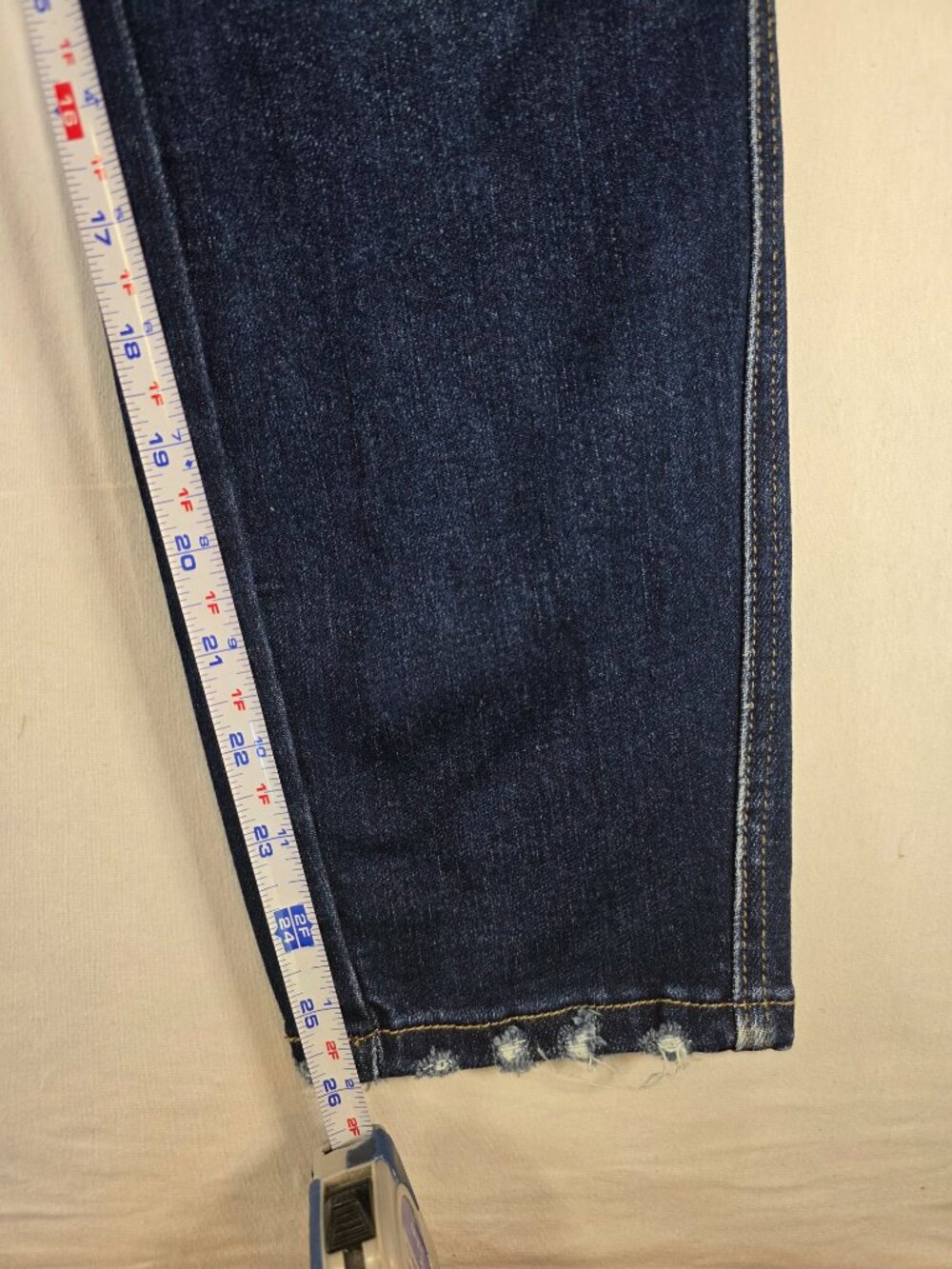 Flying Monkey Women’s Denim Blue Jeans High Rise Flare Size 31x26 NWOT - Picture 10 of 16
